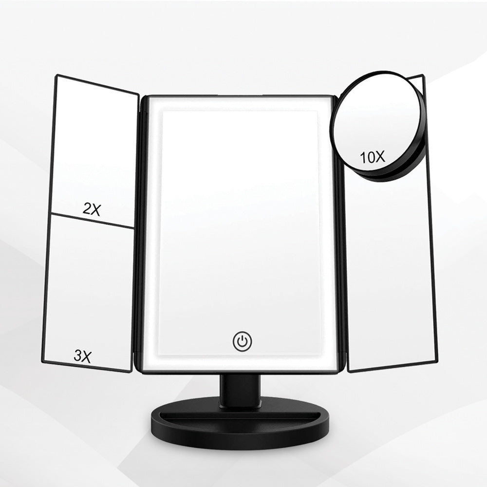 Smilovia Tri-Fold 24 LED Mirror