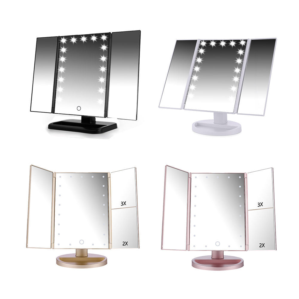 Smilovia Tri-Fold 24 LED Mirror