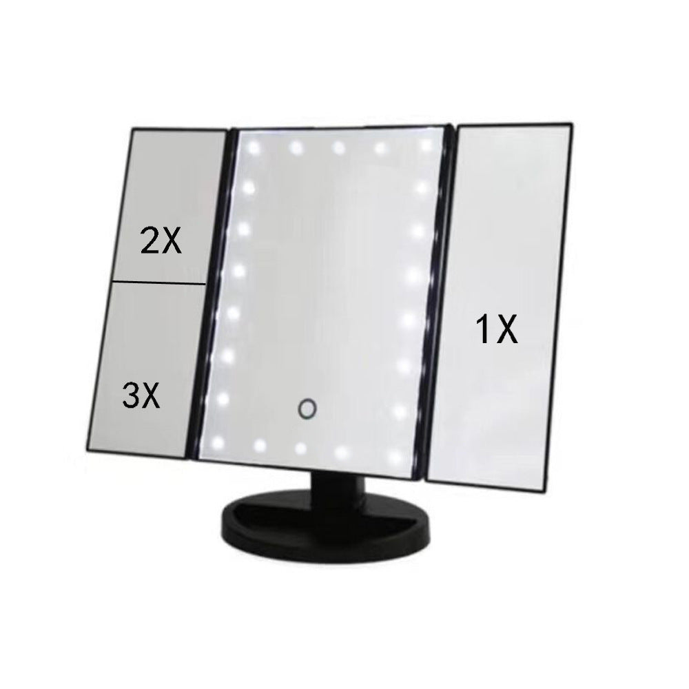 Smilovia Tri-Fold 24 LED Mirror