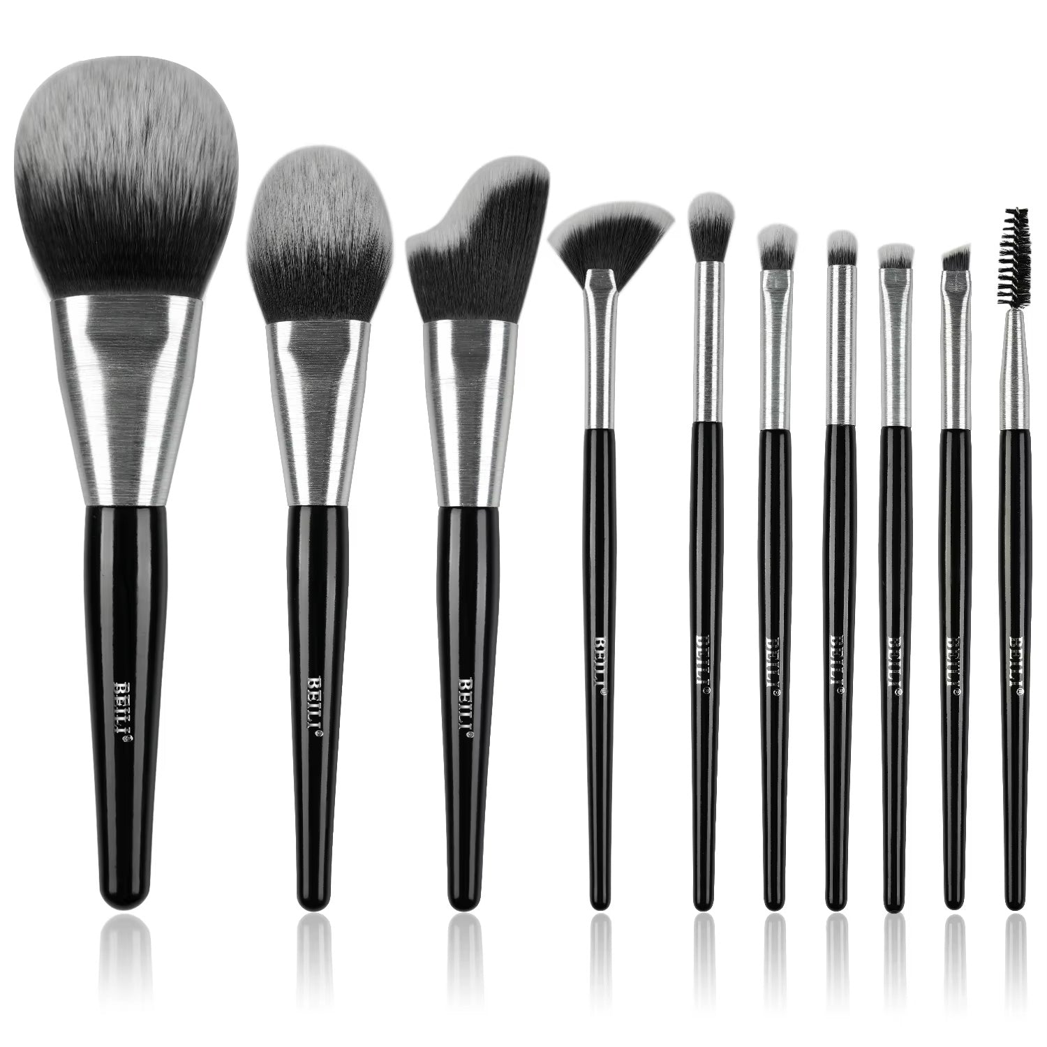 Smilovia 10pcs Professional Makeup Brush Set