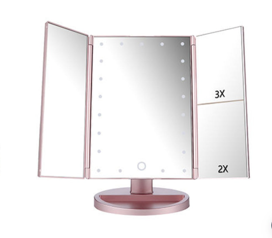 Smilovia Tri-Fold 24 LED Mirror