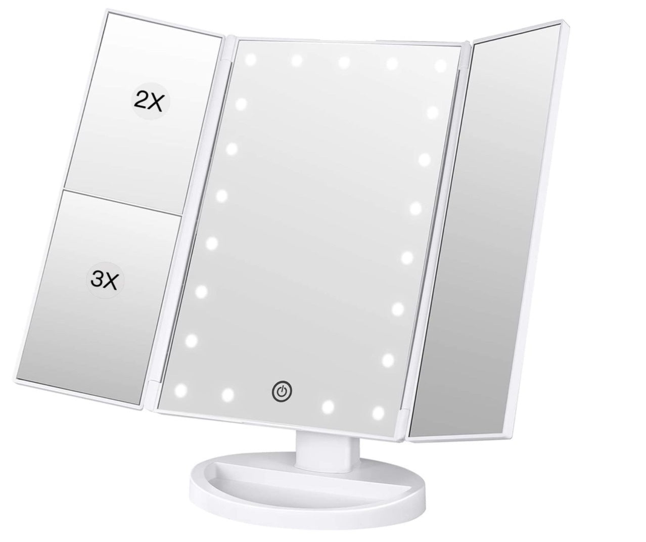 Smilovia Tri-Fold 24 LED Mirror