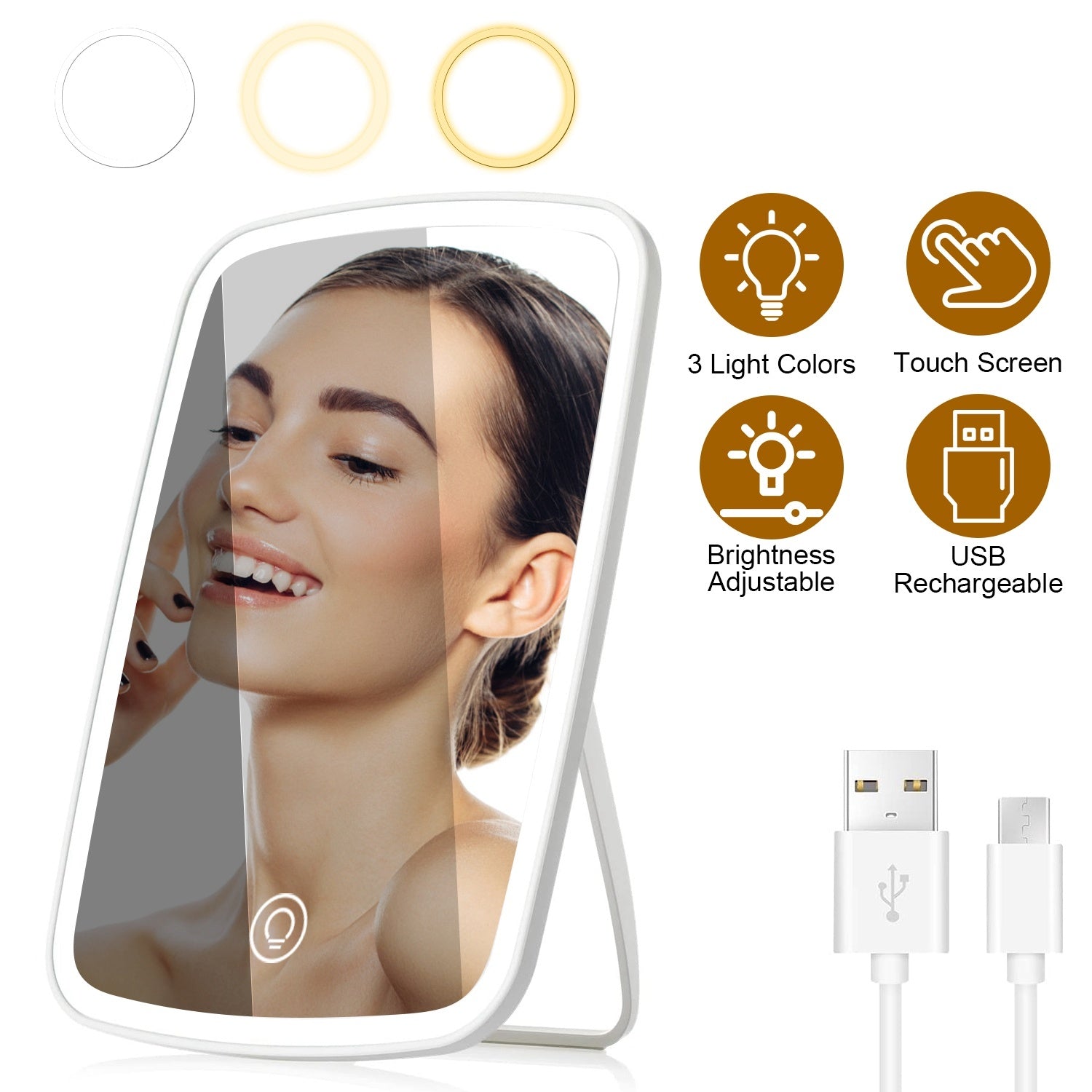 Smilovia LED Makeup Mirror