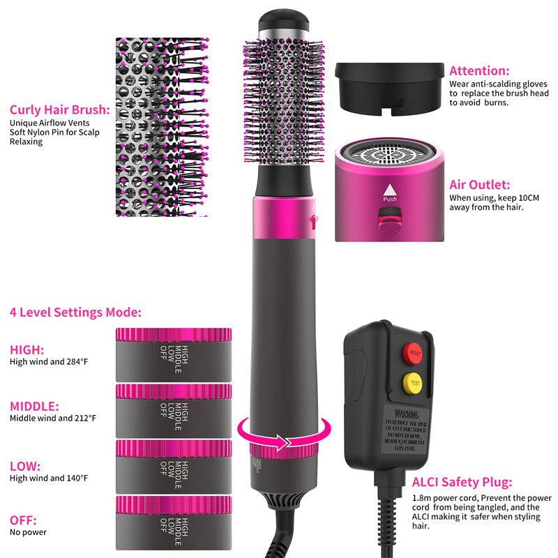 Smilovia 5in1 Hair Styling Air Brush