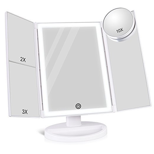 Smilovia Tri-Fold 24 LED Mirror